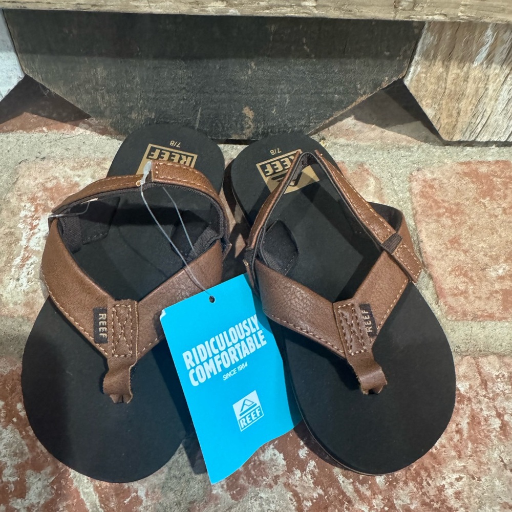 Reef Brown Kids Flip-Flops